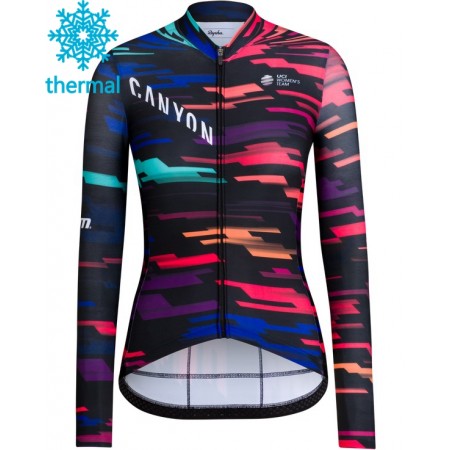 Maillot vélo 2018 Canyon-SRAM Femme Hiver Thermal Fleece N001